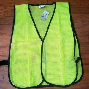 Lime Soft Mesh Plain Safety Vest Comfy Size XL